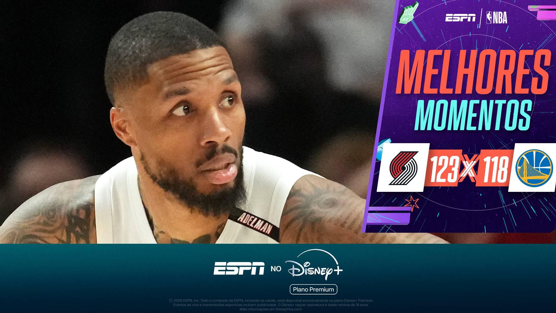 Lillard e Ja Morant estreiam, e Trail Blazers vencem Warriors sem Curry e Gui Santos