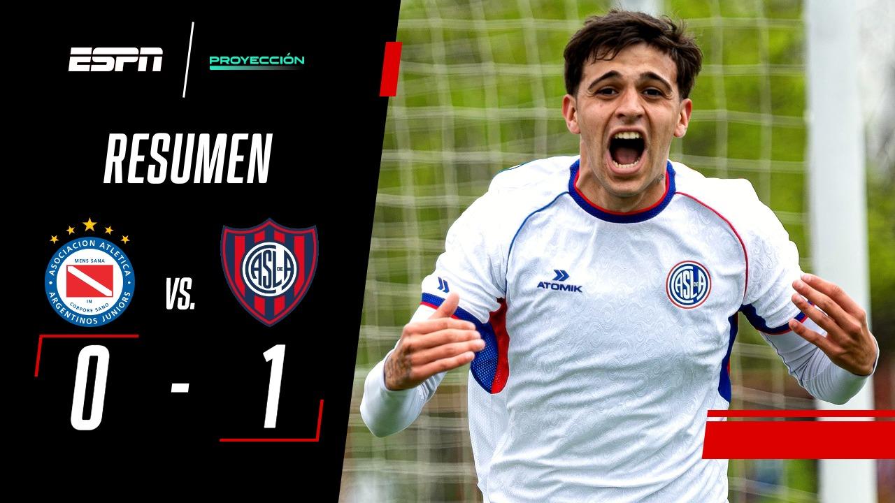 San Lorenzo venció a Argentinos por el Torneo Proyección