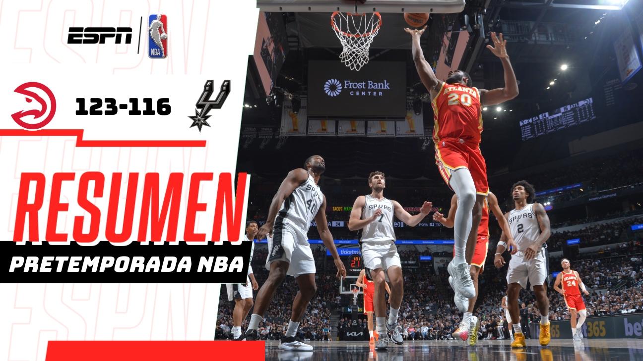 Los Hawks recortaron la diferencia antes del descanso