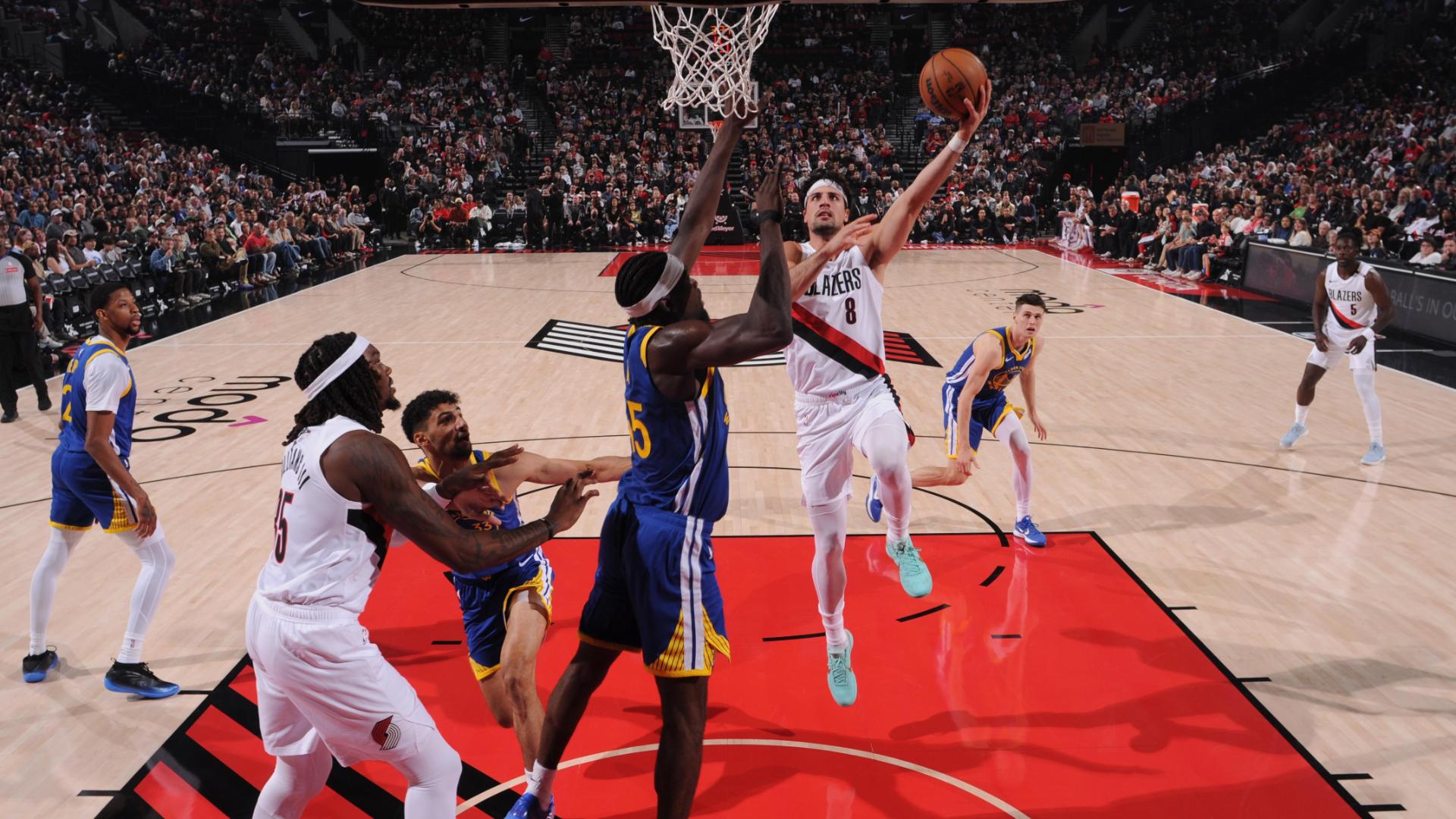 Portland se impone 123-118 y deja a los Warriors con su segunda derrota