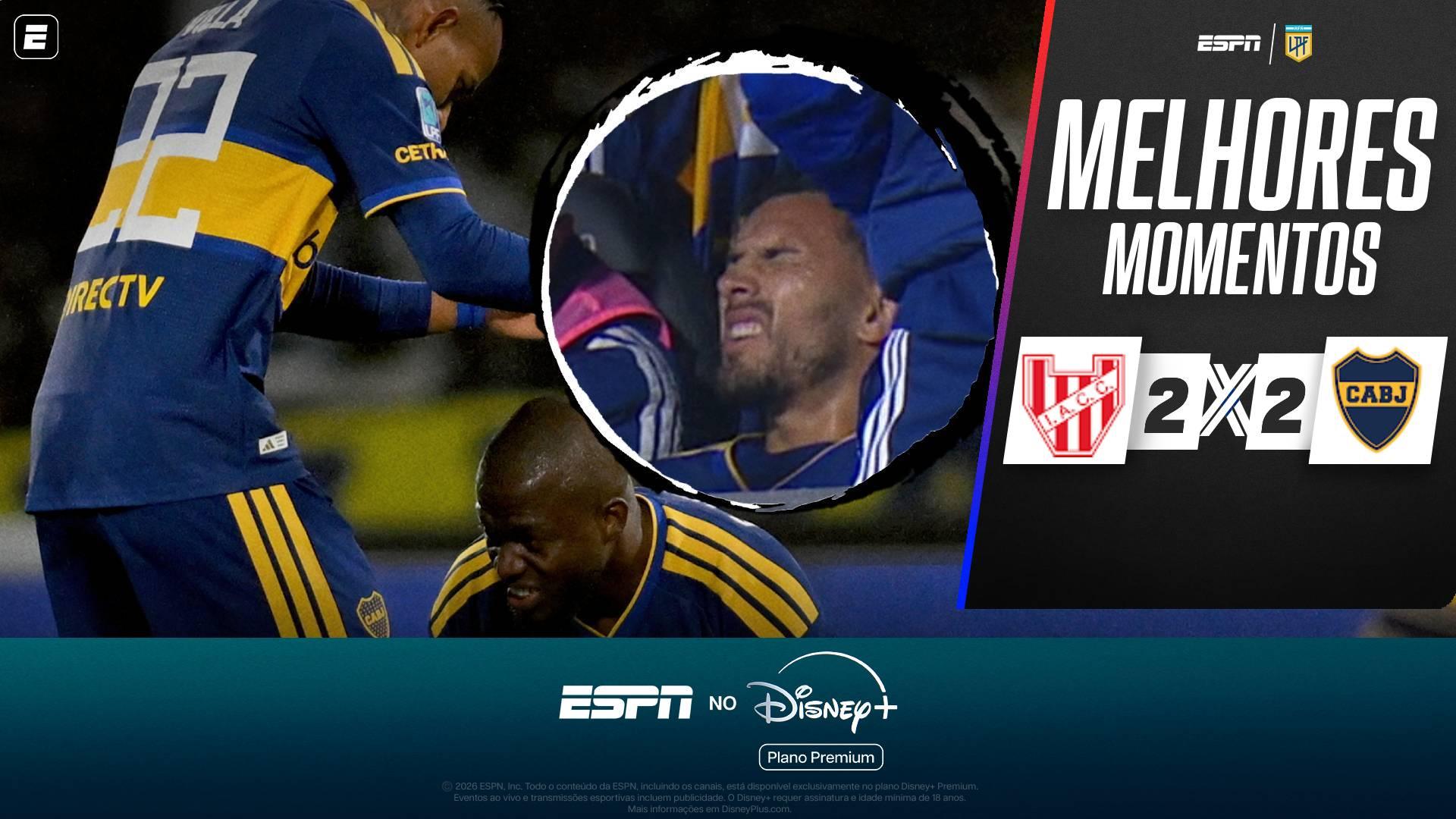 Com direito a lesão de Paredes e gol 'chorado' de Enner Valencia, Boca Juniors tropeça antes de pegar o Vasco; VEJA como foi