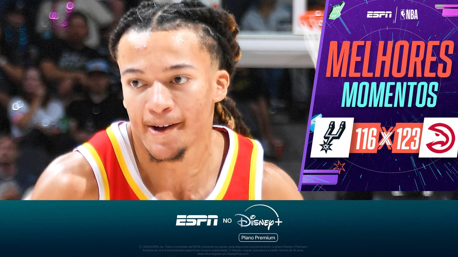 Kingston Flemings decide, e Hawks vencem os Spurs na pré-temporada da NBA