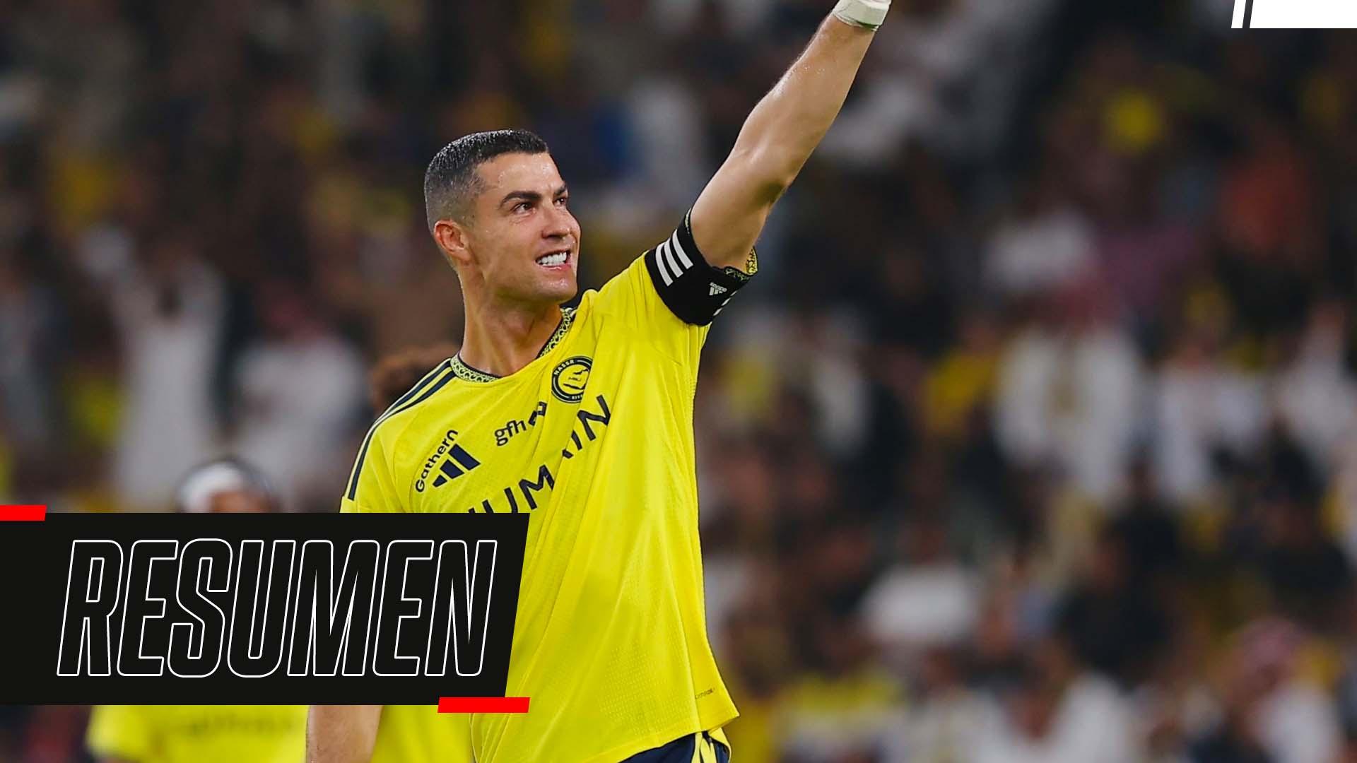 ¡Ronaldo convirtió y Al Nassr superó a Al Diriyah!