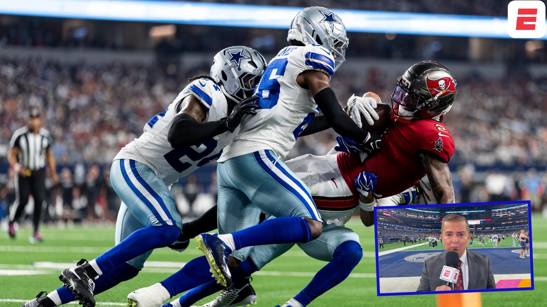 La ofensiva le falla a los Cowboys en derrota ante Buccaneers