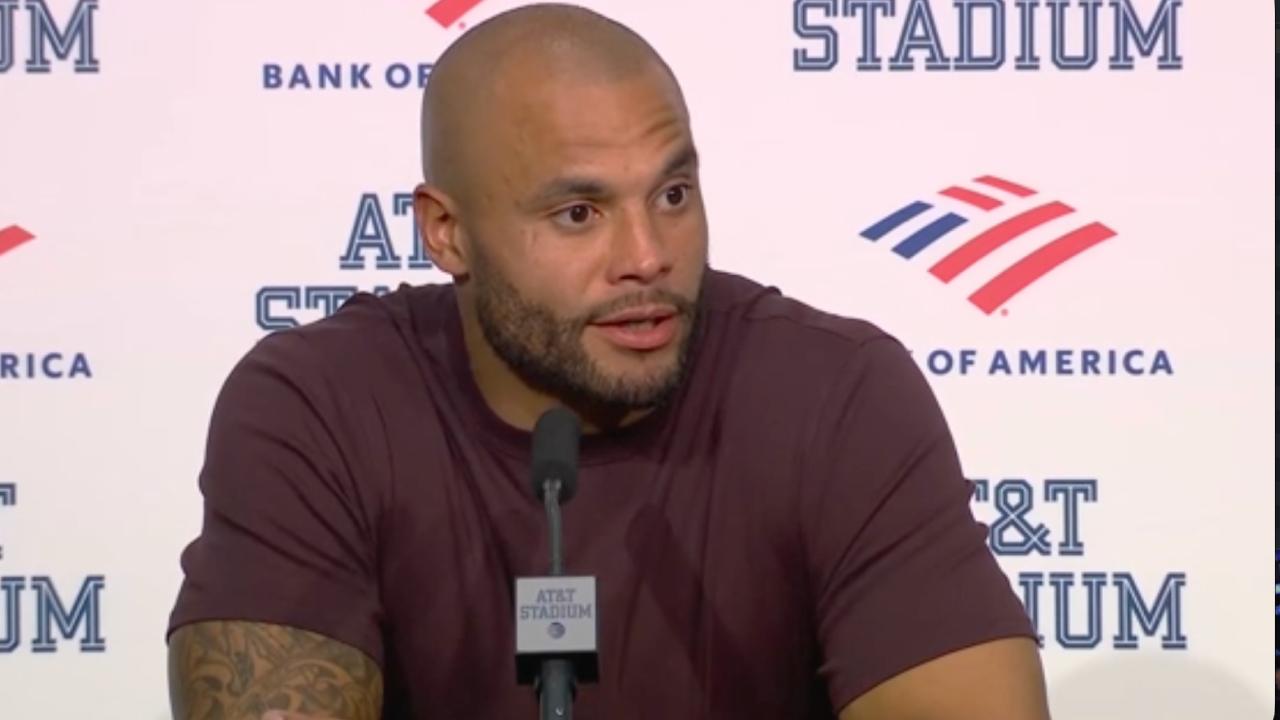 Dak addresses 'embarrassing' comment made in AT&T Stadium tunnel