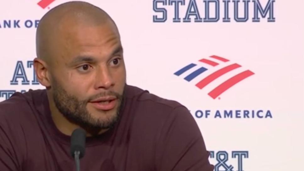 Dak addresses 'embarrassing' comment made in AT&T Stadium tunnel