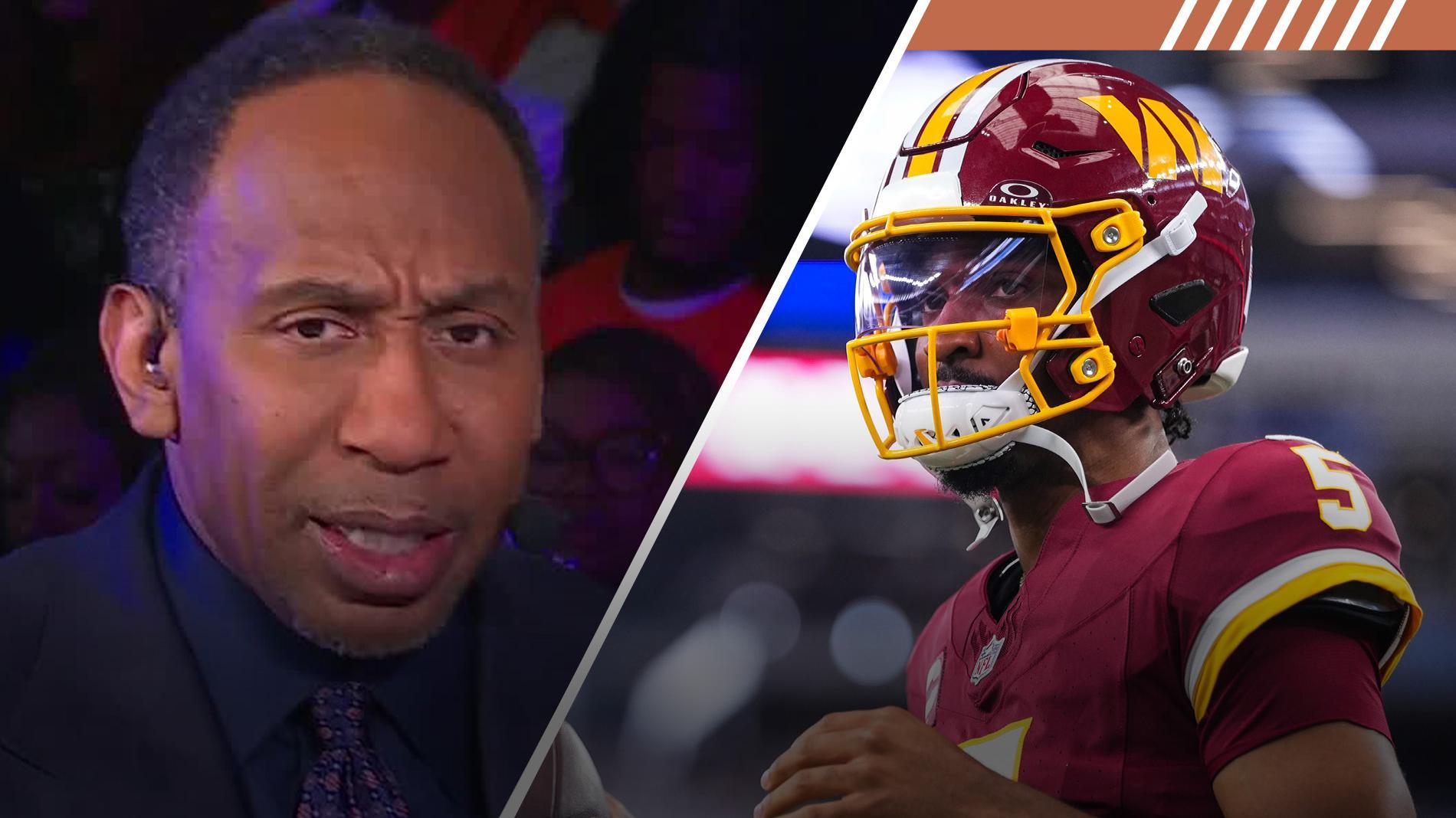 Why Stephen A. is picking the Commanders to beat the Giants
