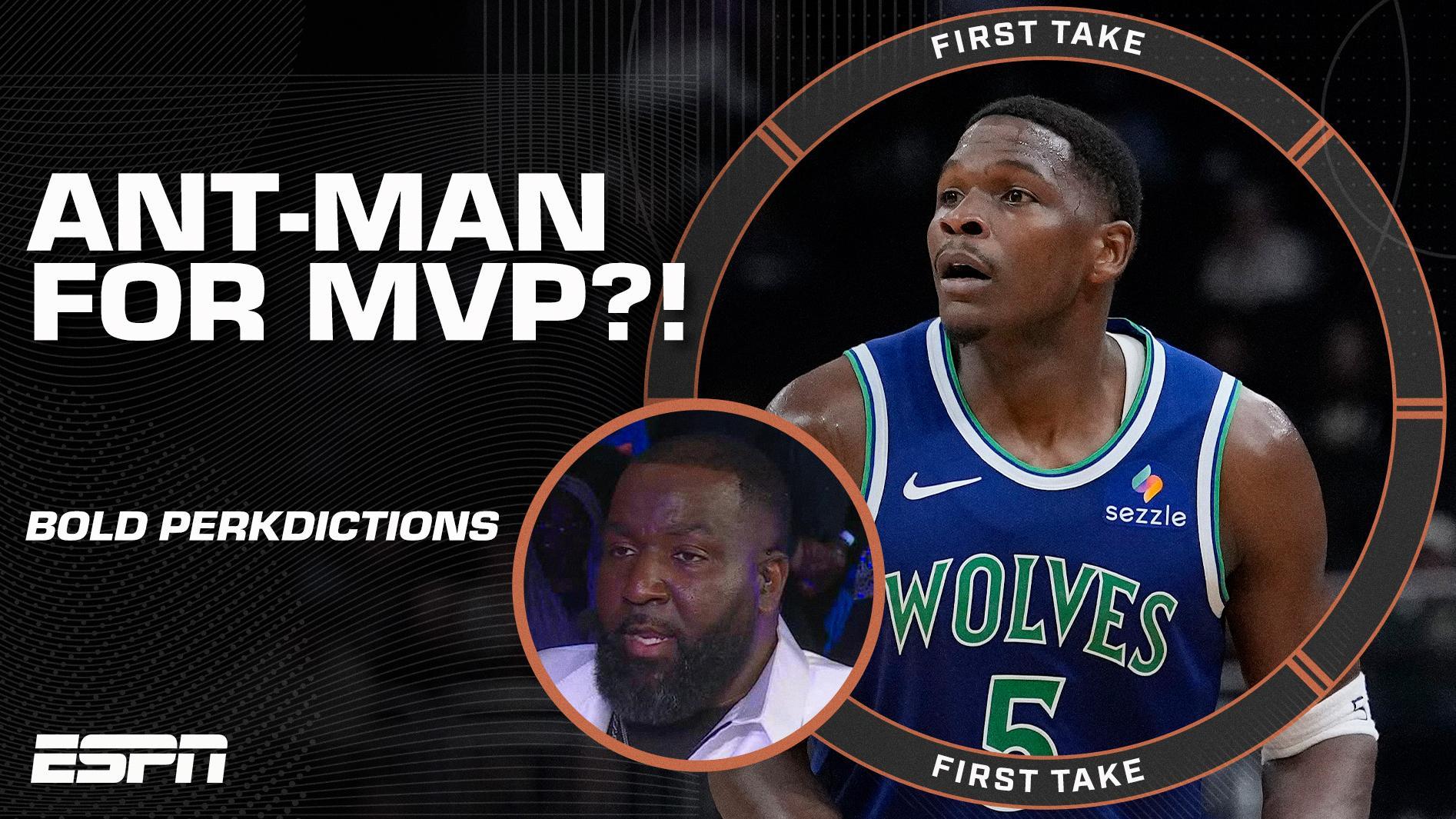 ‘ANTHONY EDWARDS IS GOING TO WIN MVP!’ Kendrick Perkins makes BOLD predictions