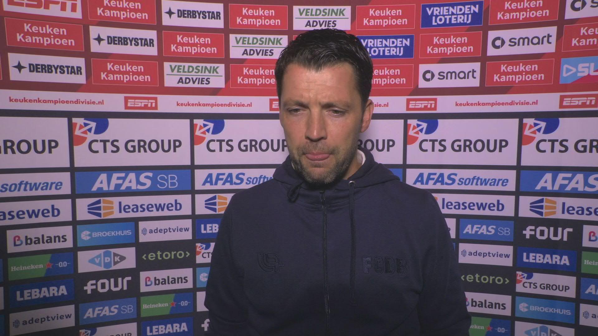 Schreuder: "We zitten nu gelukkig wel een keer aan de goeie kant van de score"