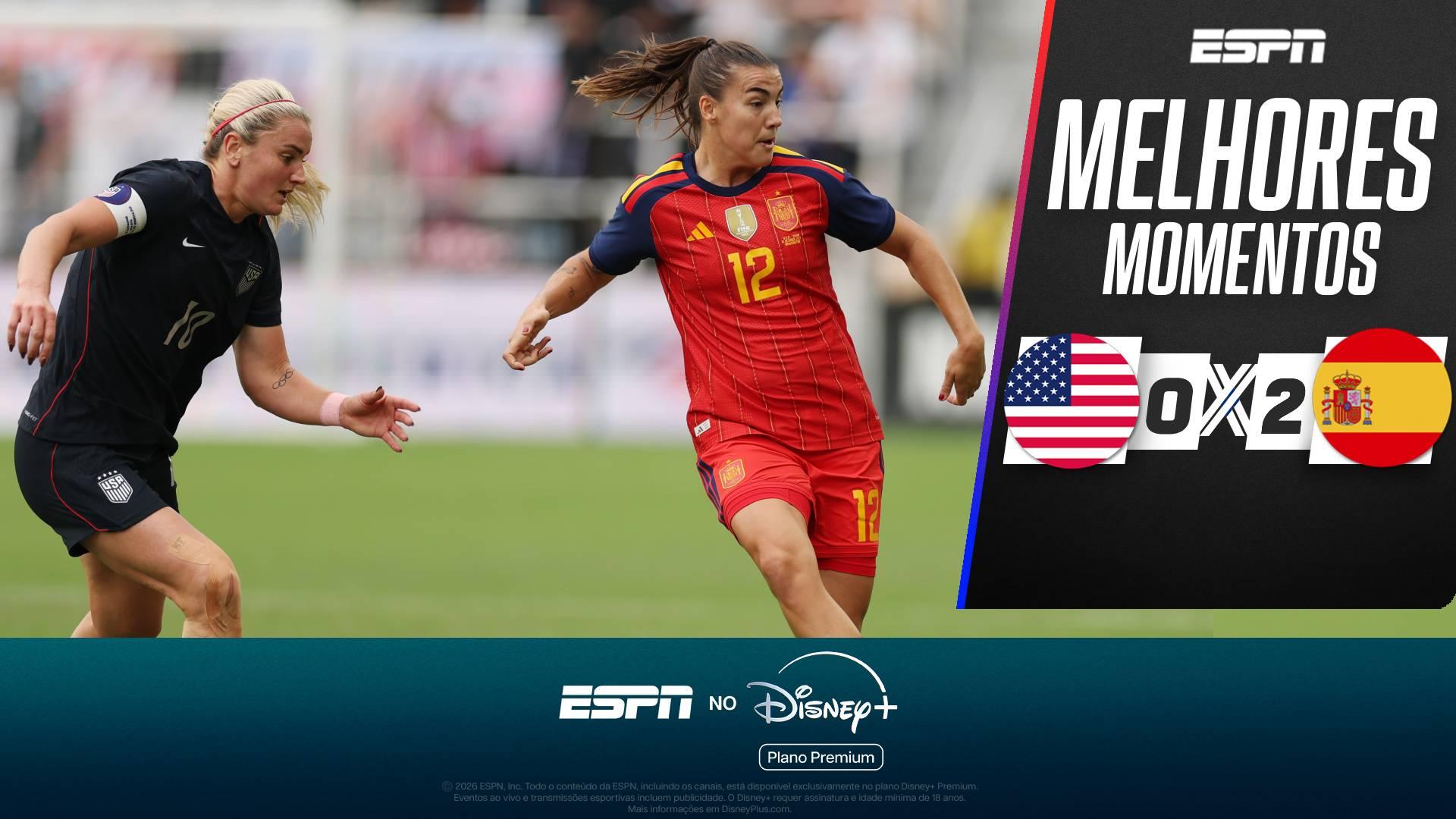 Espanha vence Estados Unidos em amistoso preparatório para a Copa do Mundo; melhores momentos
