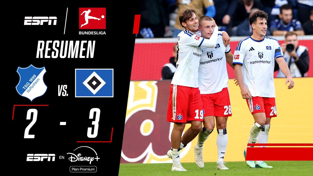 Triunfo agónico de Hamburgo ante Hoffenheim
