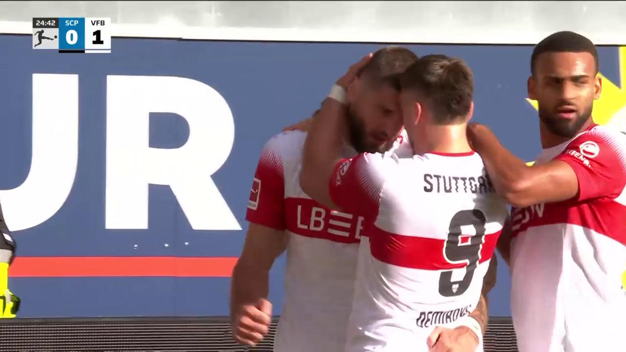 Centro top de Stiller y gol de Chabot para el Stuttgart