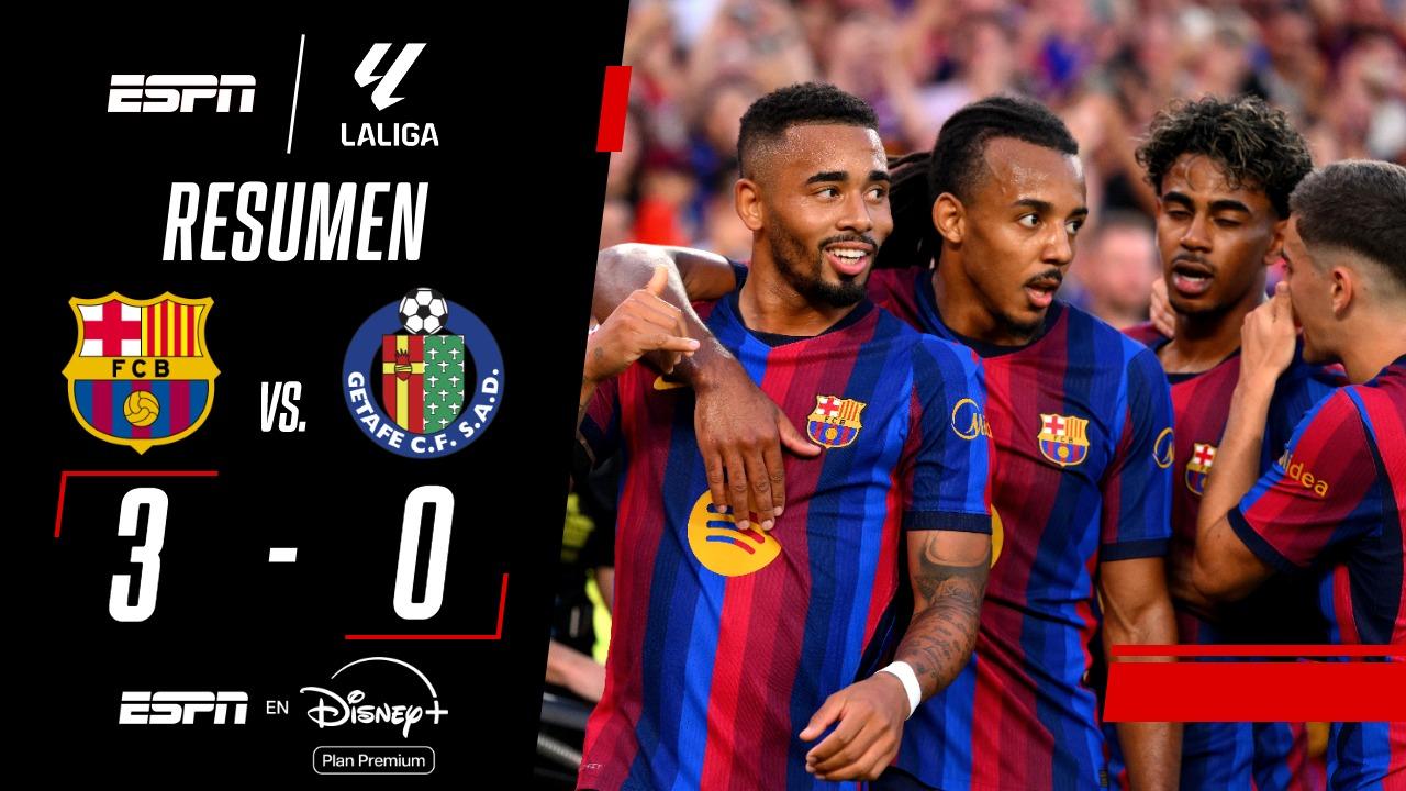 Imbatible: Barcelona derrotó 3-0 a Getafe y sigue con puntaje ideal tras ocho partidos de LaLiga