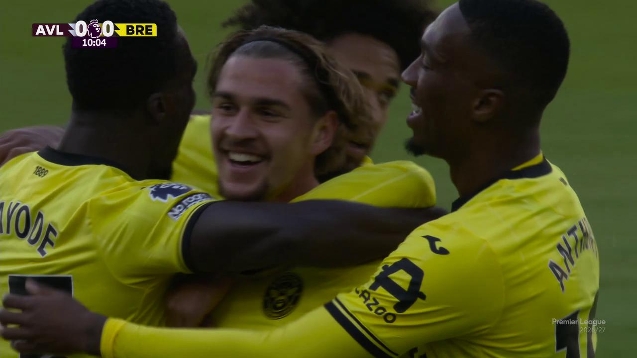 ¡Arriba el Brentford! Yarmolyuk estampó el 1-0