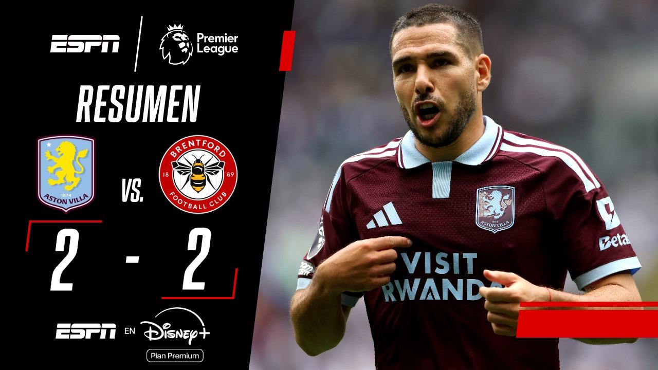 Atractivo empate entre Aston Villa y Brentford