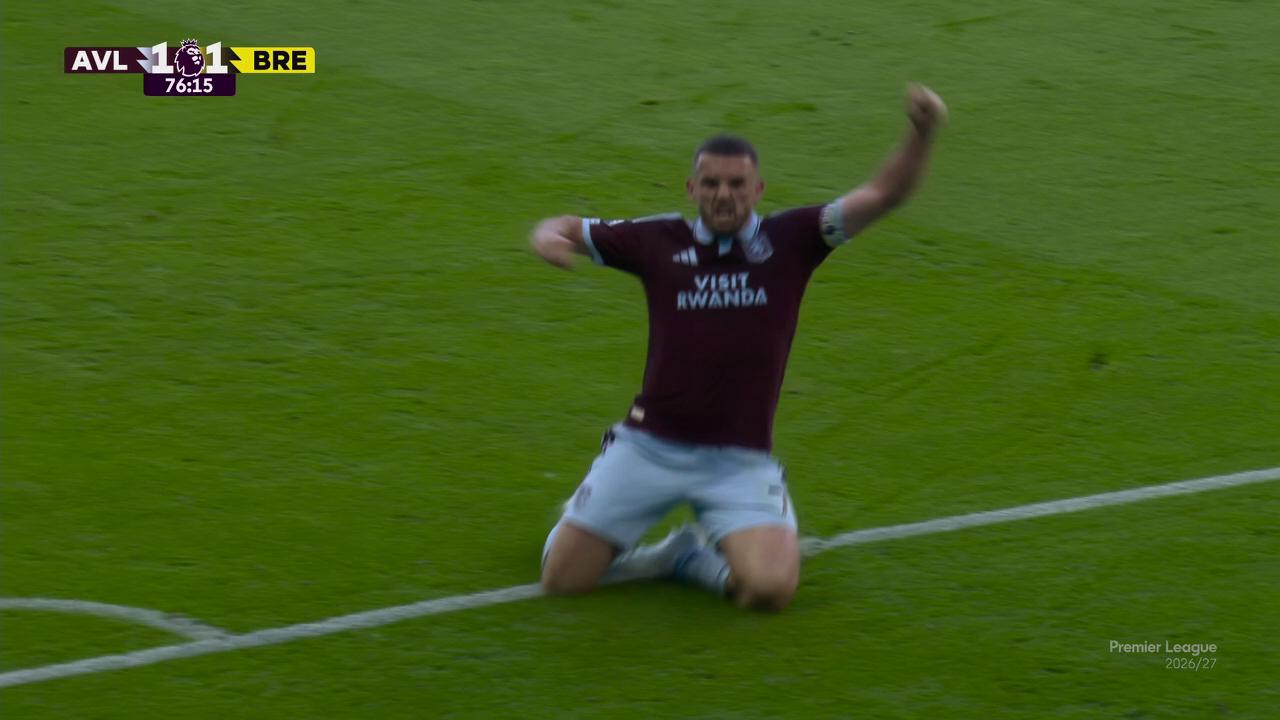 ¡Para gritarlo! McGinn puso al frente al Aston Villa