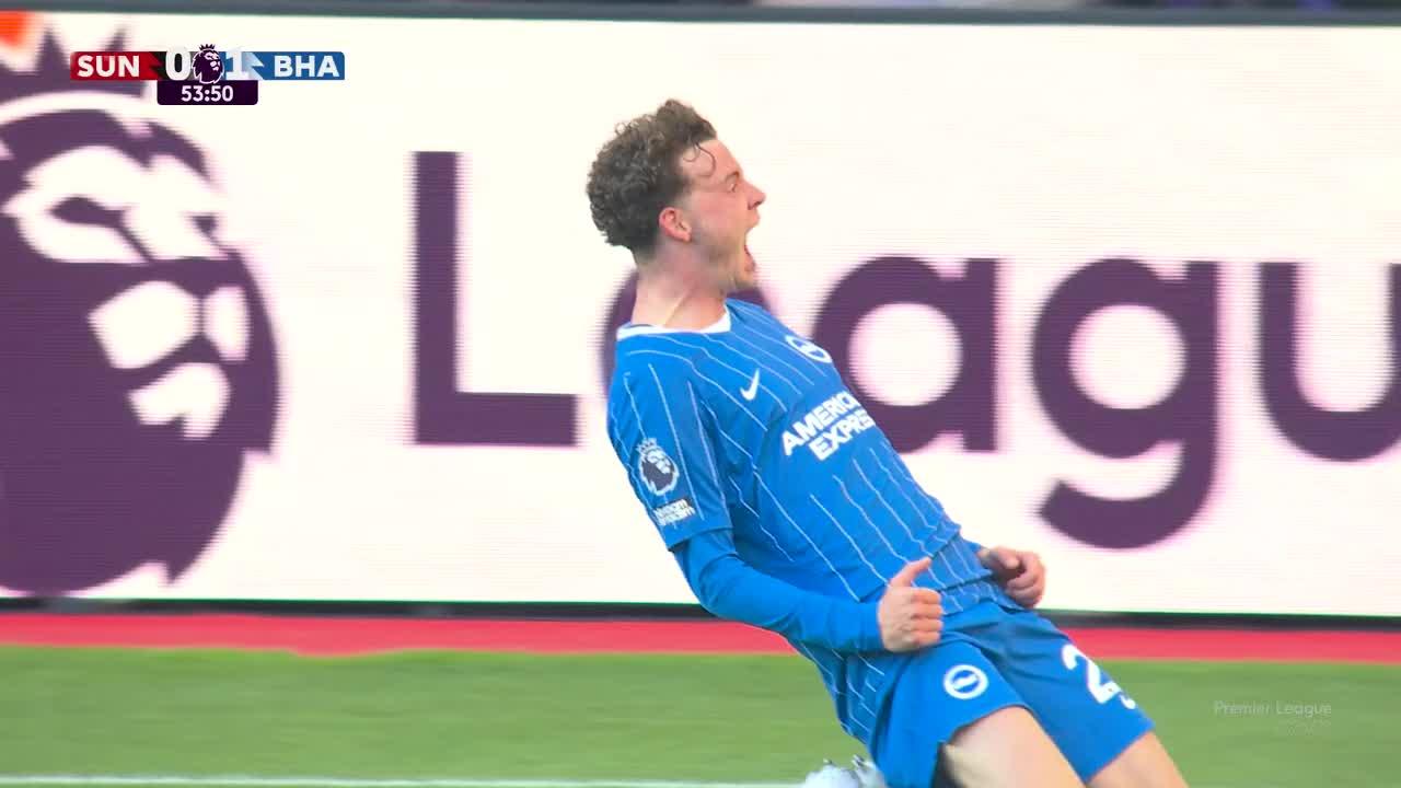 De Cuyper la puso pegada al segundo palo y abrió el marcador ante Sunderland