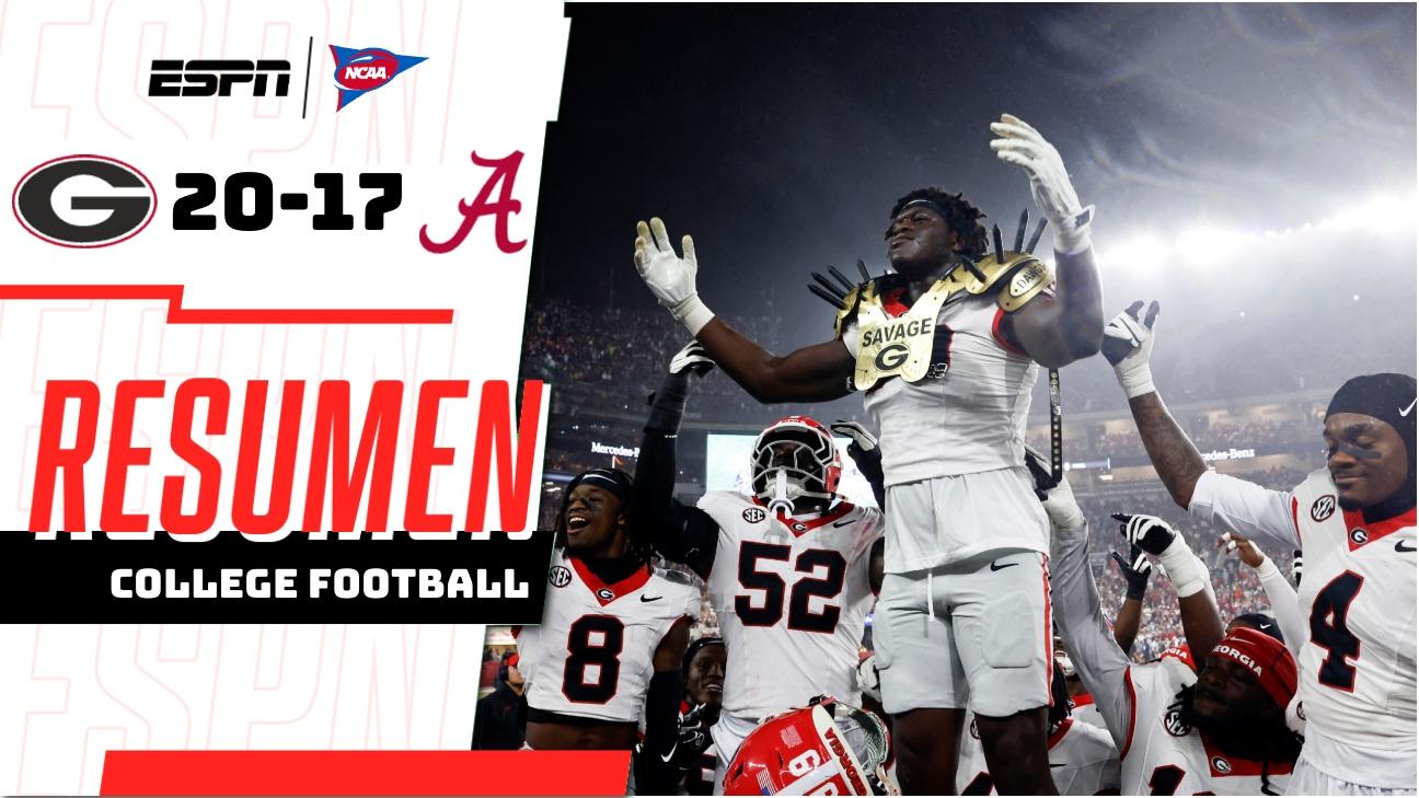 ¡Triunfo de autoridad! Georgia derrota a Alabama en duelo de la SEC