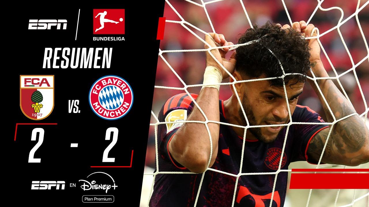 Augsburgo le sacó un empate al Bayern Munich en la Bundesliga