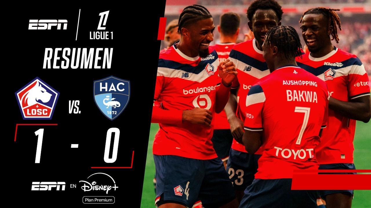 ¡Lille festejó frente a Le Havre en la Ligue 1!