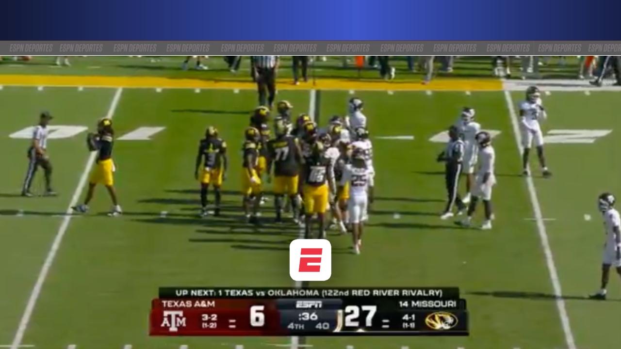 Missouri remonta y vence 27-6 a Texas A&M en la NCAA