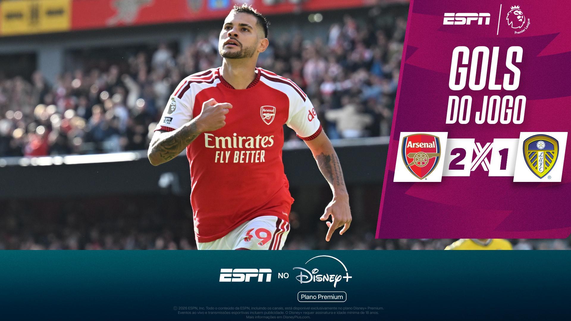 Arsenal vence o Leeds de virada com direito a golaço de Bruno Guimarães; VEJA como foi