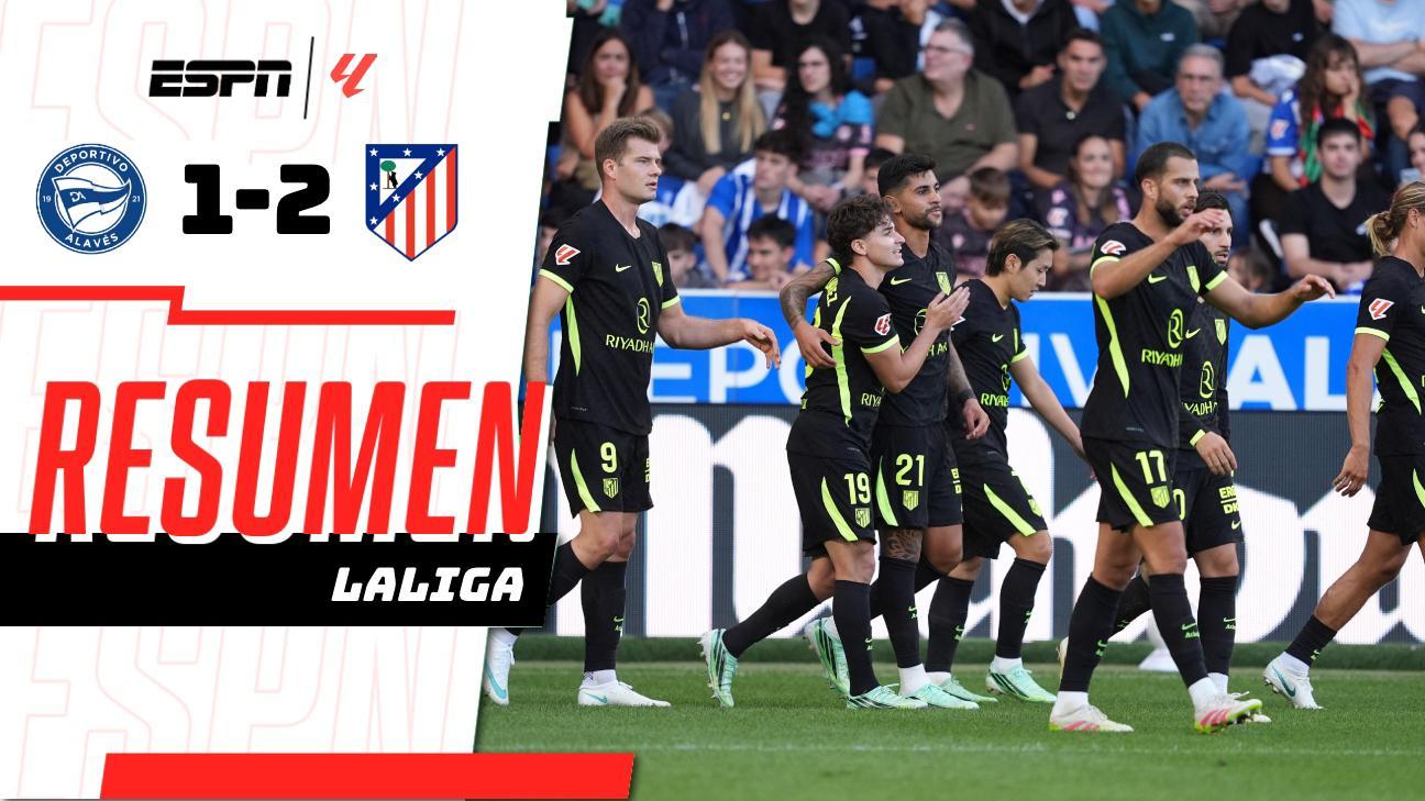 El Cuti Romero se viste de héroe y sella la victoria del Atlético ante el Alavés