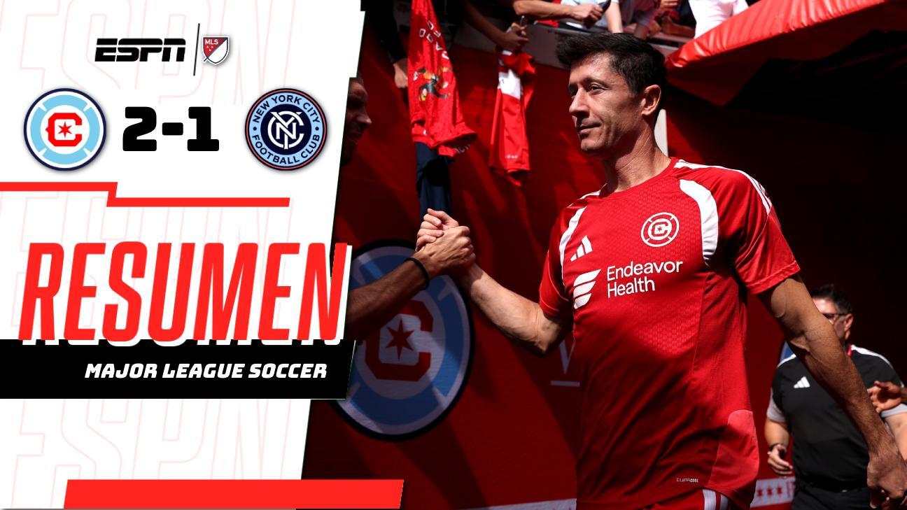 ¡El Chicago Fire FC se impone 2-1 ante el New York City FC!