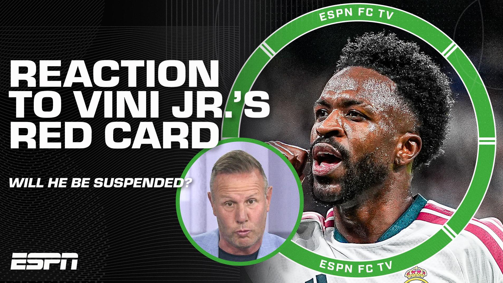 'HE IS A LIABILITY' Craig Burley SOUNDS OFF on Vini Jr.'s 'MORONIC' red card