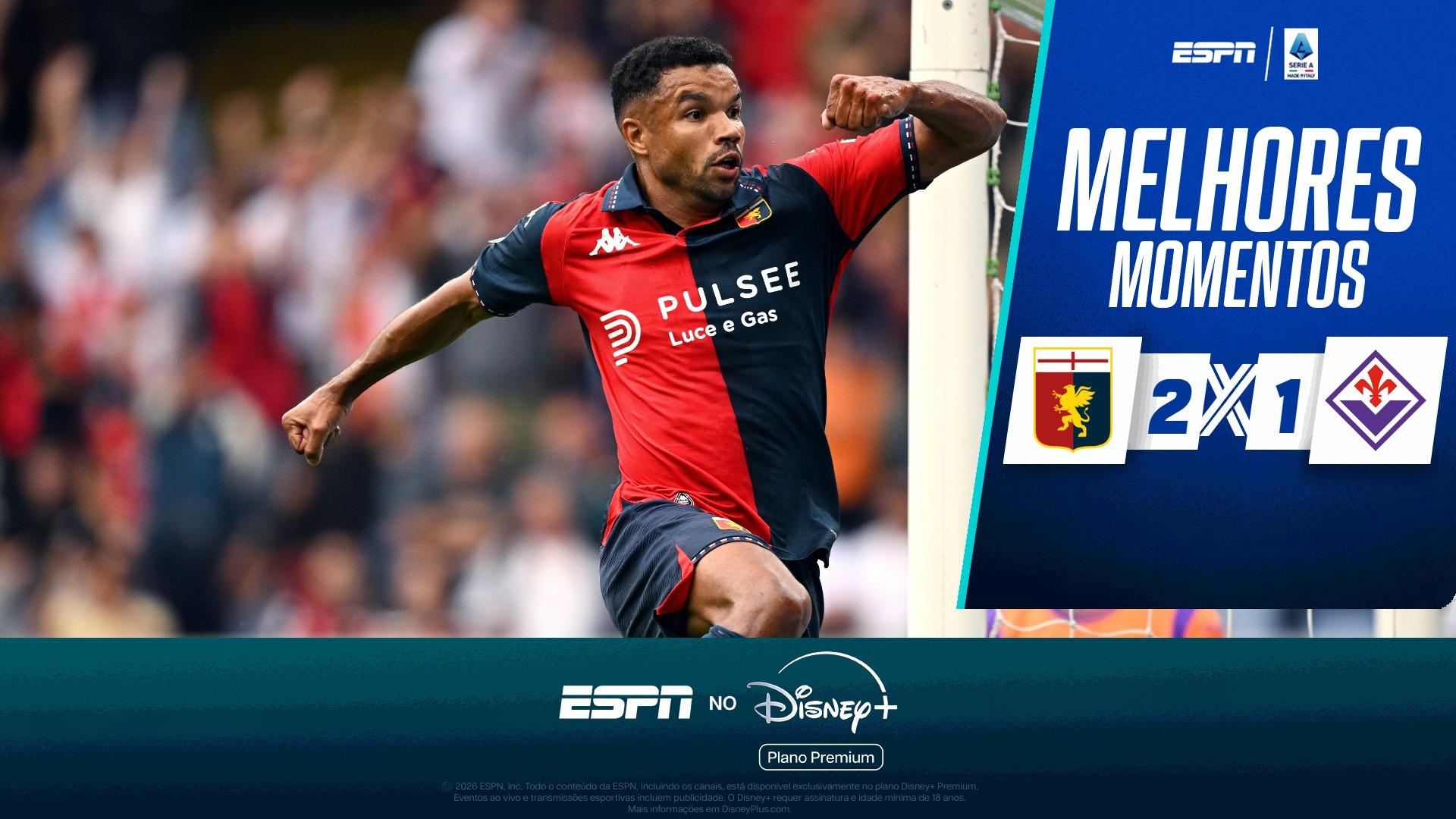Genoa 2 x 1 Fiorentina no Campeonato Italiano: VEJA os melhores momentos