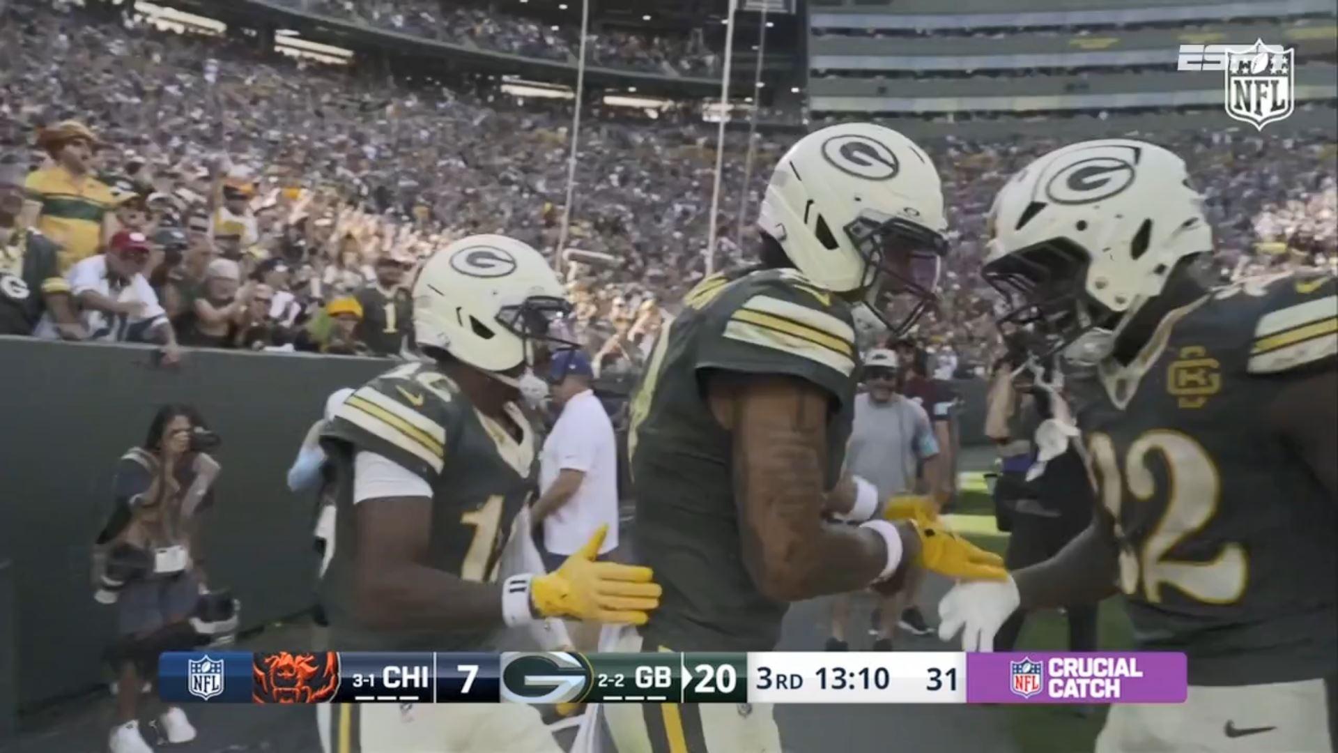 Touchdown Packers! Jordan Love faz jogada insana com um passe de 53 jardas até a endzone