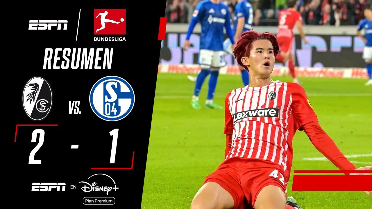 Friburgo venció 2-1 al Schalke 04 en la Bundesliga