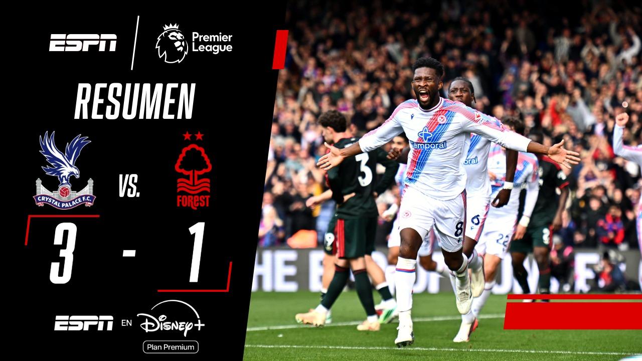 Lerma marcó y Crystal Palace venció a Nottingham Forest