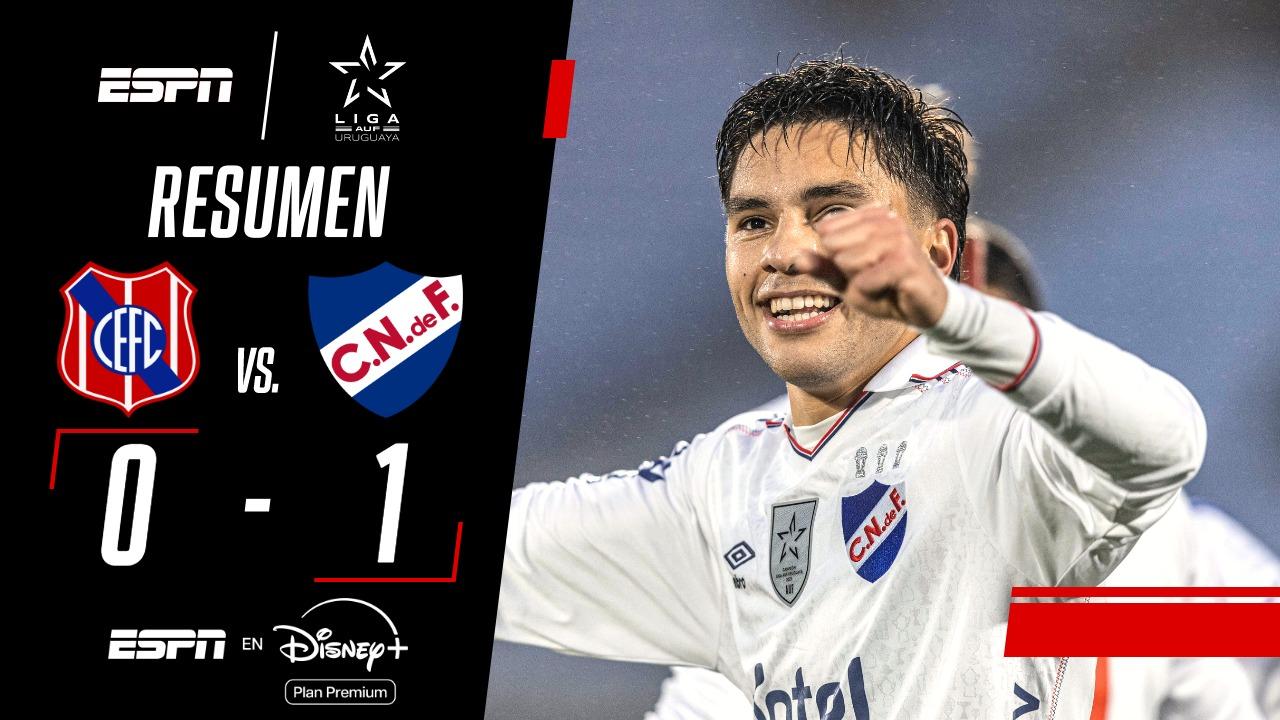 ¡Nacional superó a Central Español y alcanzó a Peñarol en el Clausura!