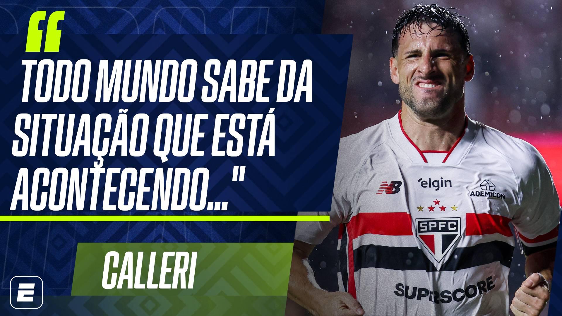 Calleri desabafa após vitória do São Paulo e pede mudança drástica: 'Cansaço mental'