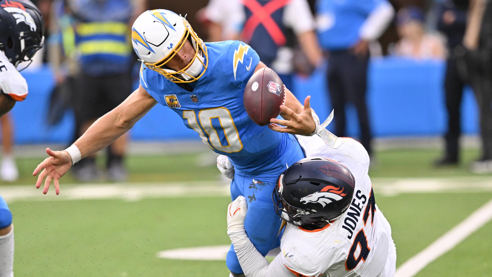 Jeff Legwold breaks down how the Broncos defense was the reason for their Week 5 win over the Chargers. — Article image accompanying Broncos keep Chargers winless with key stop that fuels 4th-quarter rally in 23-17 win on WagerUp Sports News. Jeff Legwold breaks down how the Broncos defense was the reason for their Week 5 win over the Chargers. — Article image accompanying Broncos keep Chargers winless with key stop that fuels 4th-quarter rally in 23-17 win on WagerUp Sports News.