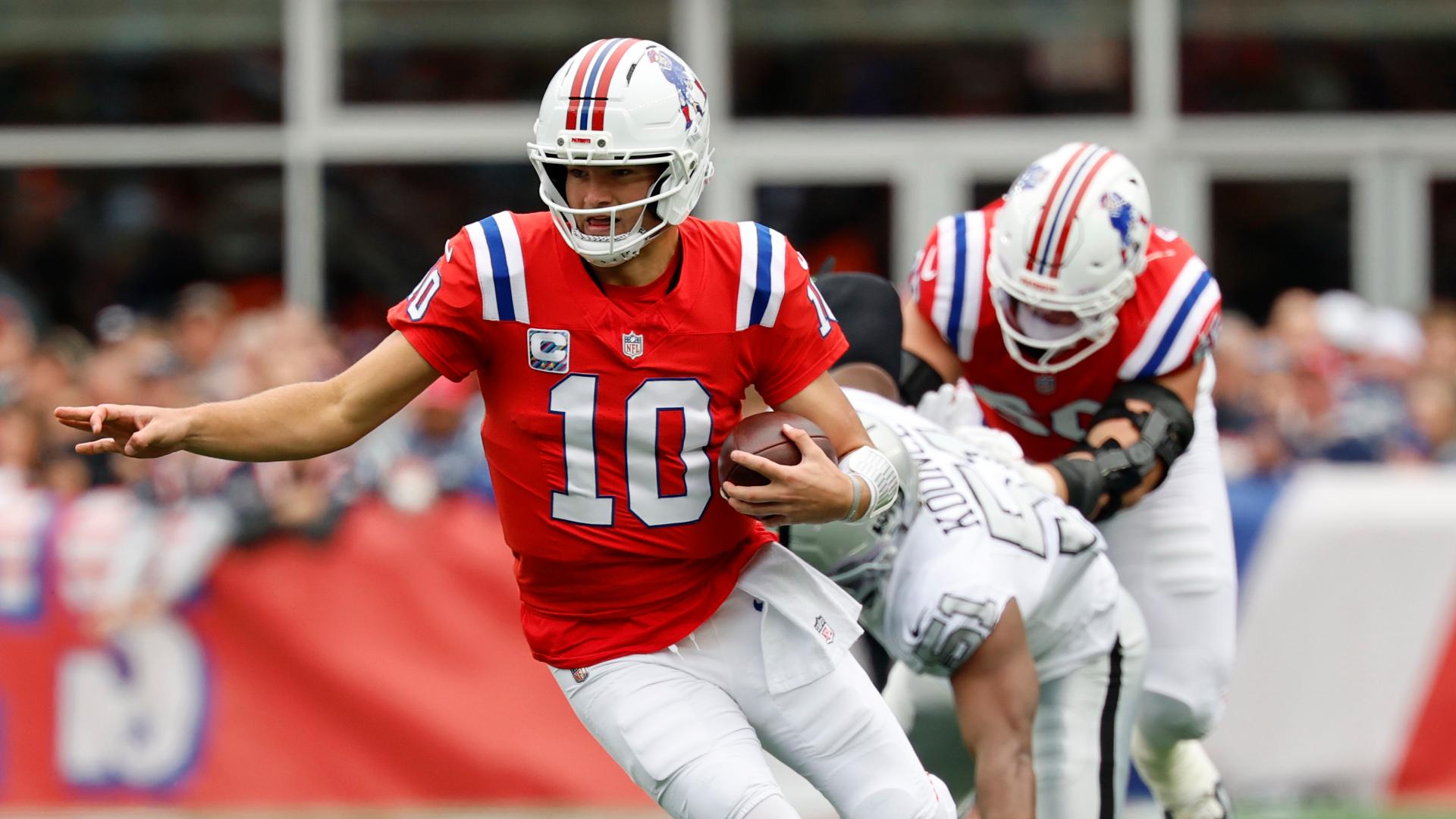 Drake Maye, Pats offense explodes in Week 5