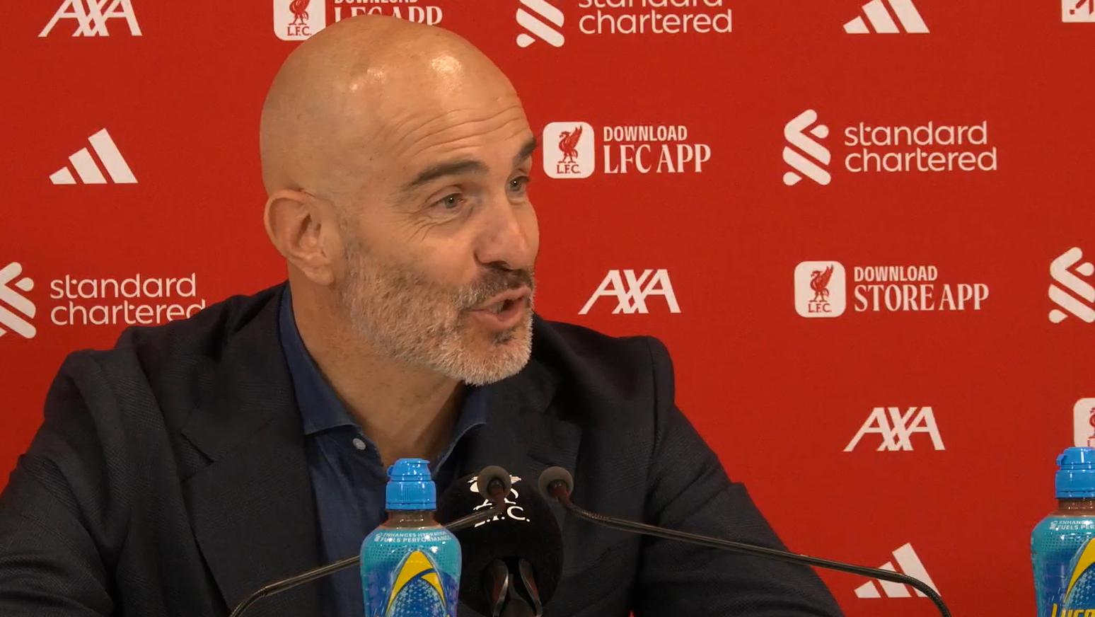 Maresca proud to see Man City 'deal with the noise' in Anfield win