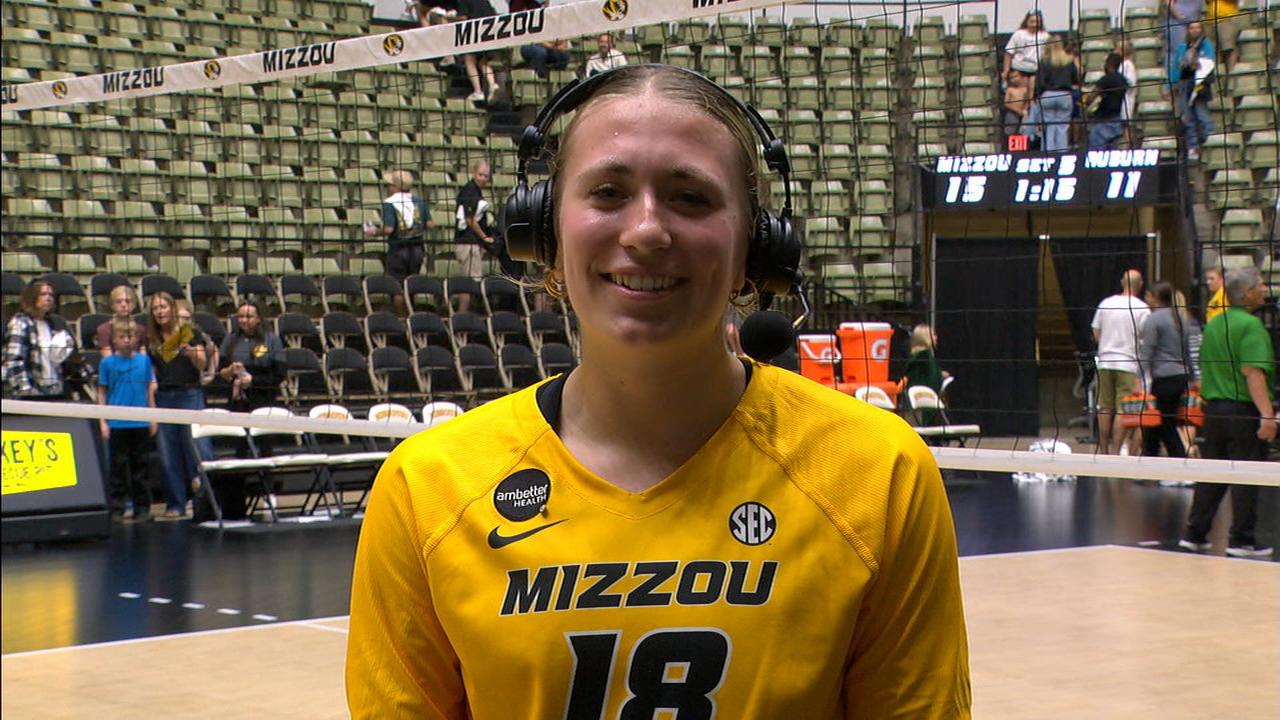 Image for Claire Morrissey says 'relentless' effort lifted Mizzou to five-set win