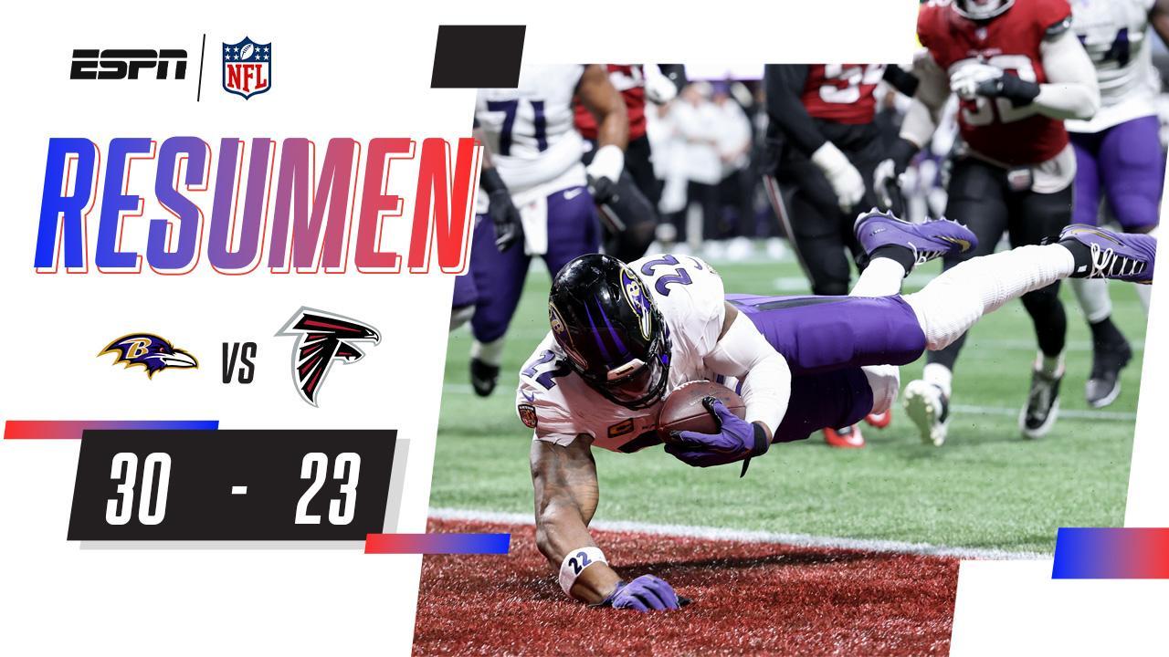 ¡Los Ravens remontan y vencen a los Falcons en tiempo extra en el SNF! | Resumen