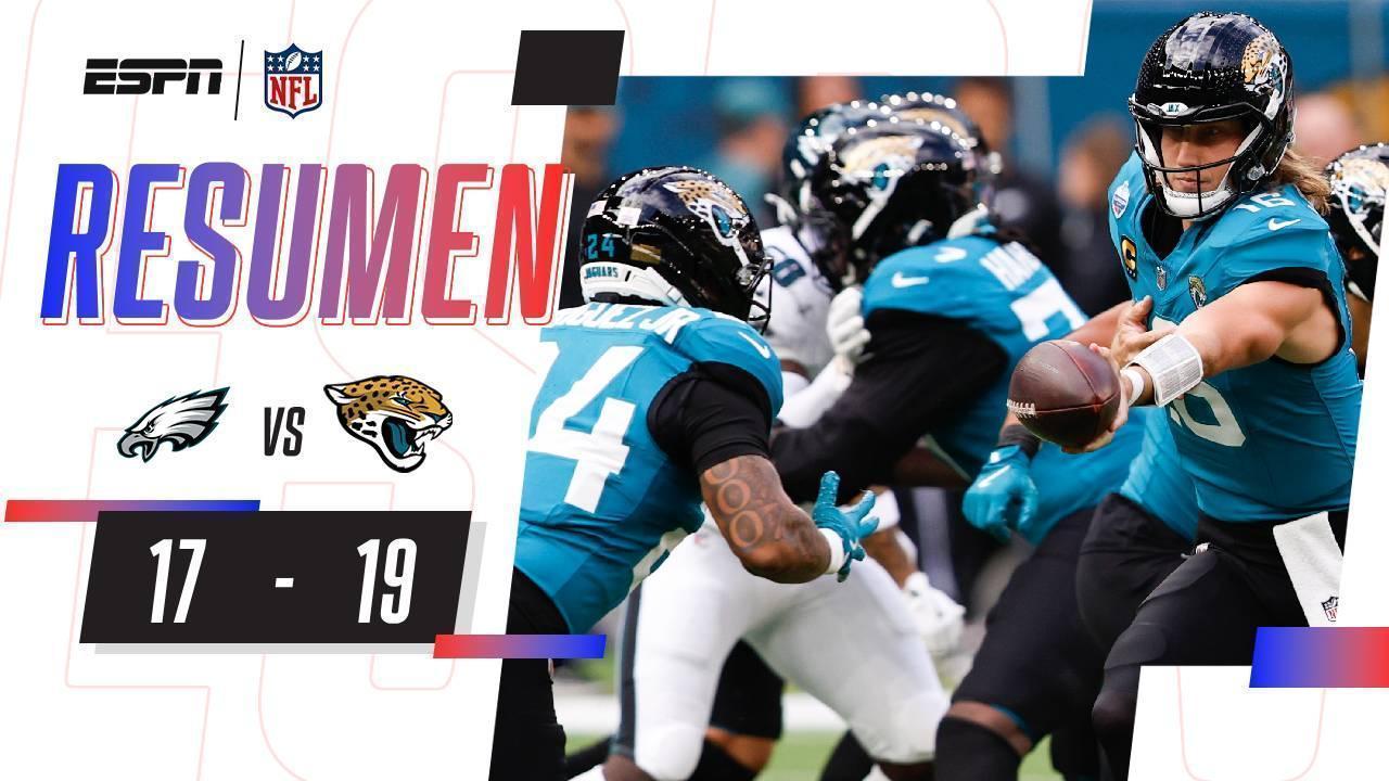 Jaguars se roban el triunfo sobre Eagles de último segundo en Londres  | NFL | Resumen