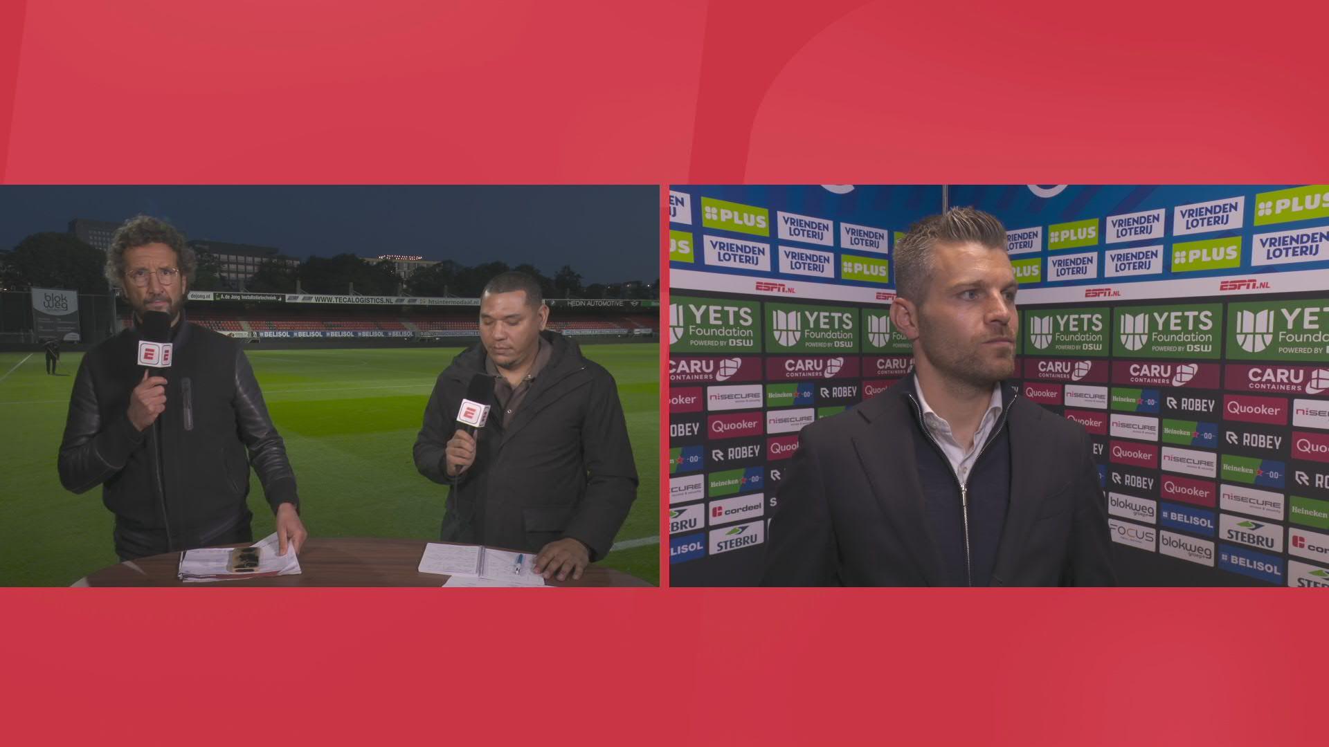 Den Uil: "Het is een dusdanig slechte performance wat ik niet meer gewend ben van mijn ploeg"