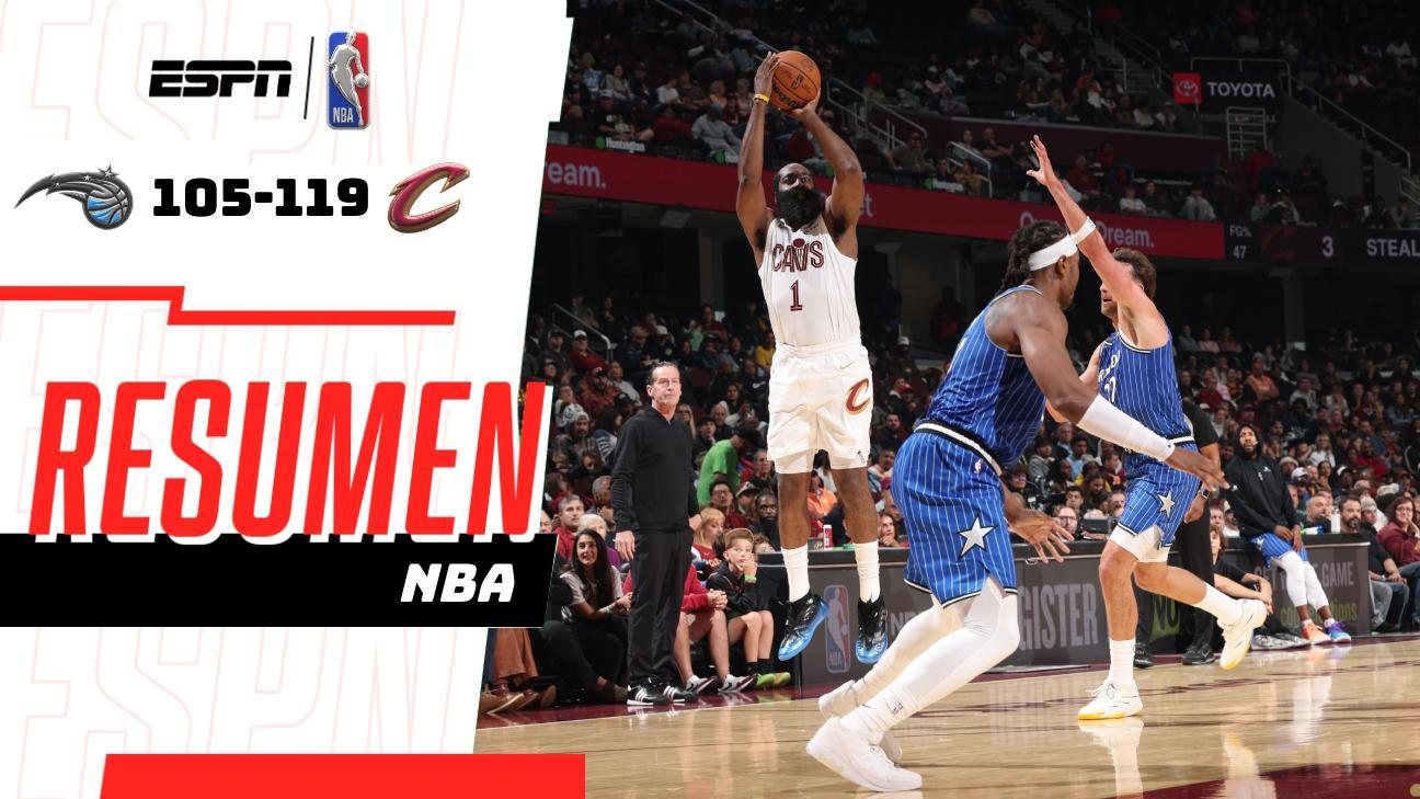 James Harden destaca en el primer triunfo de los Cavs en pretemporada