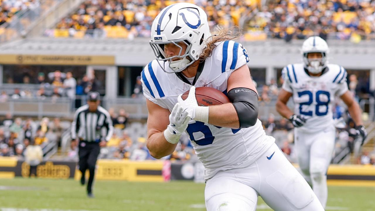 What is Tyler Warren's ceiling in fantasy after Week 5?