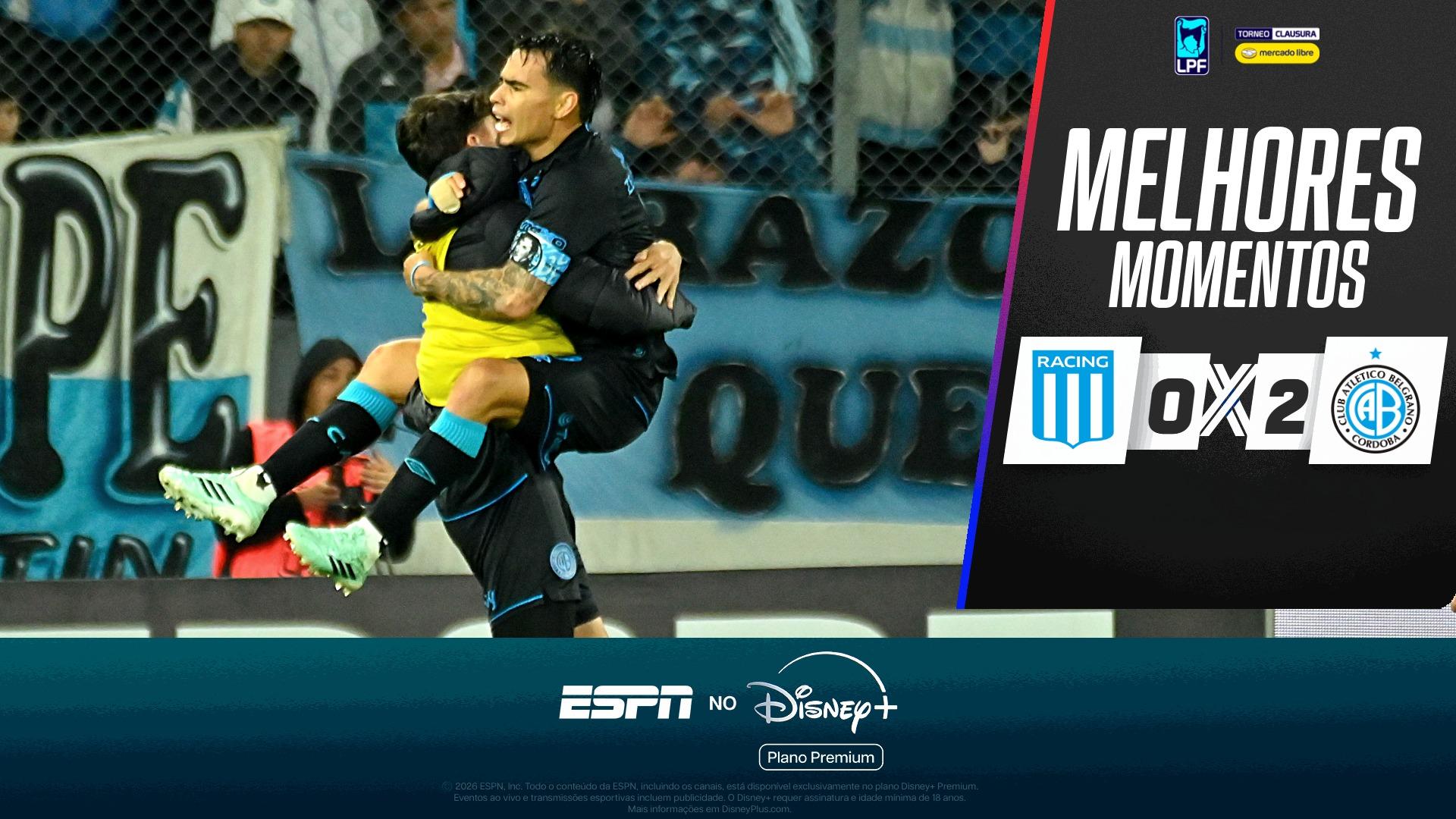 Racing 0 x 2 Belgrano no Campeonato Argentino: VEJA os melhores momentos