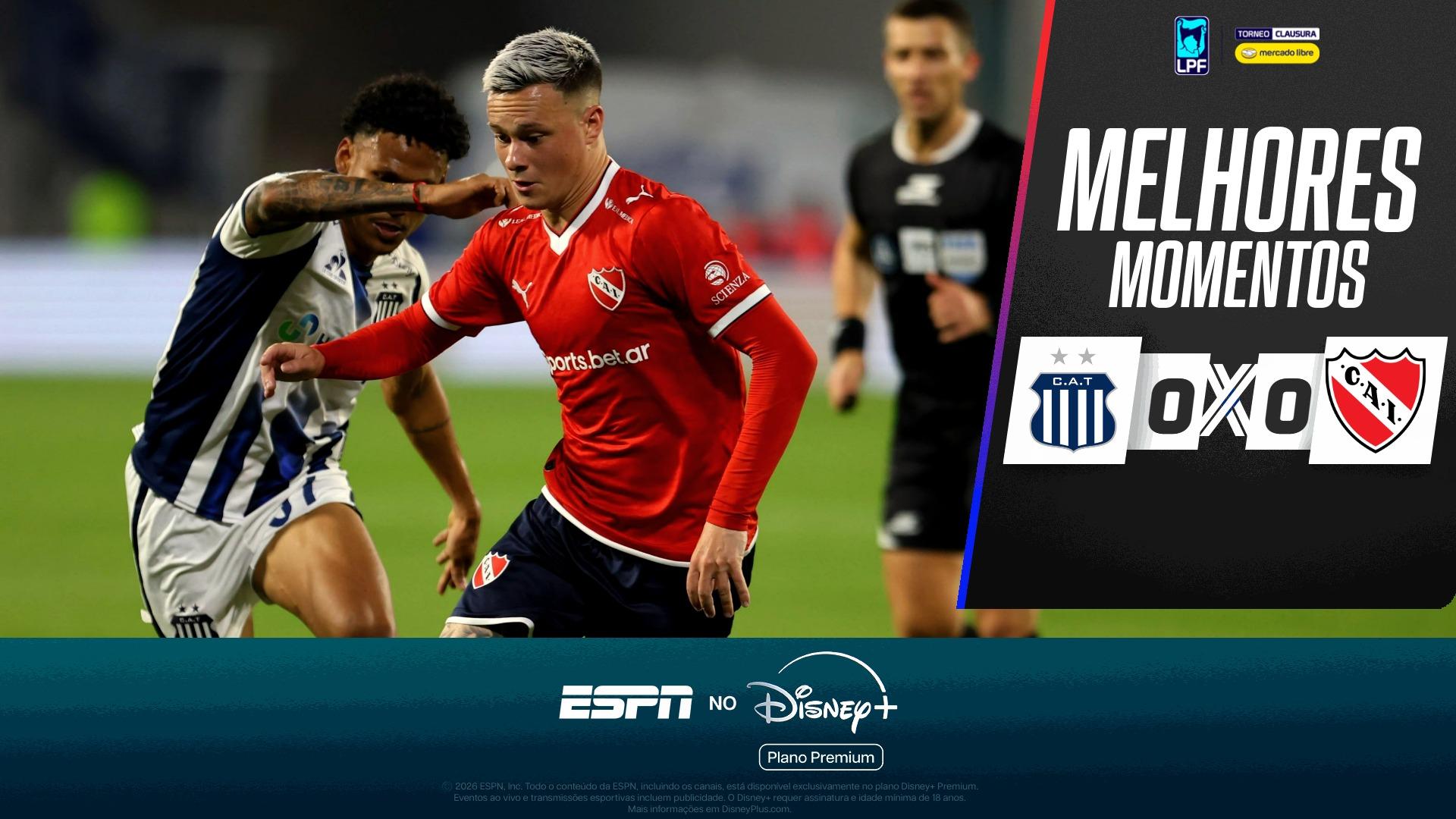 Talleres 0 x 0 Independiente no Campeonato Argentino: VEJA os melhores momentos