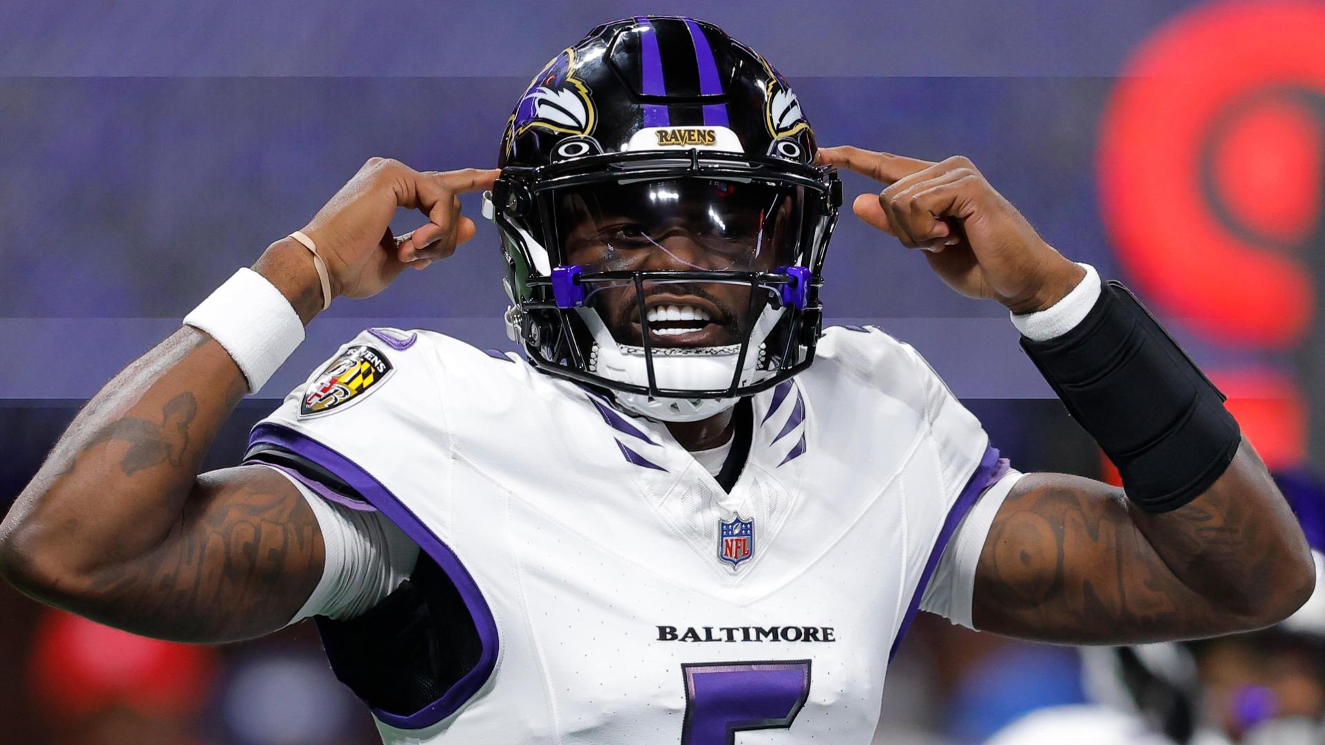 Huntley leads late TD drive to force OT and then scores on 1-yard run as Ravens beat Falcons 30-23