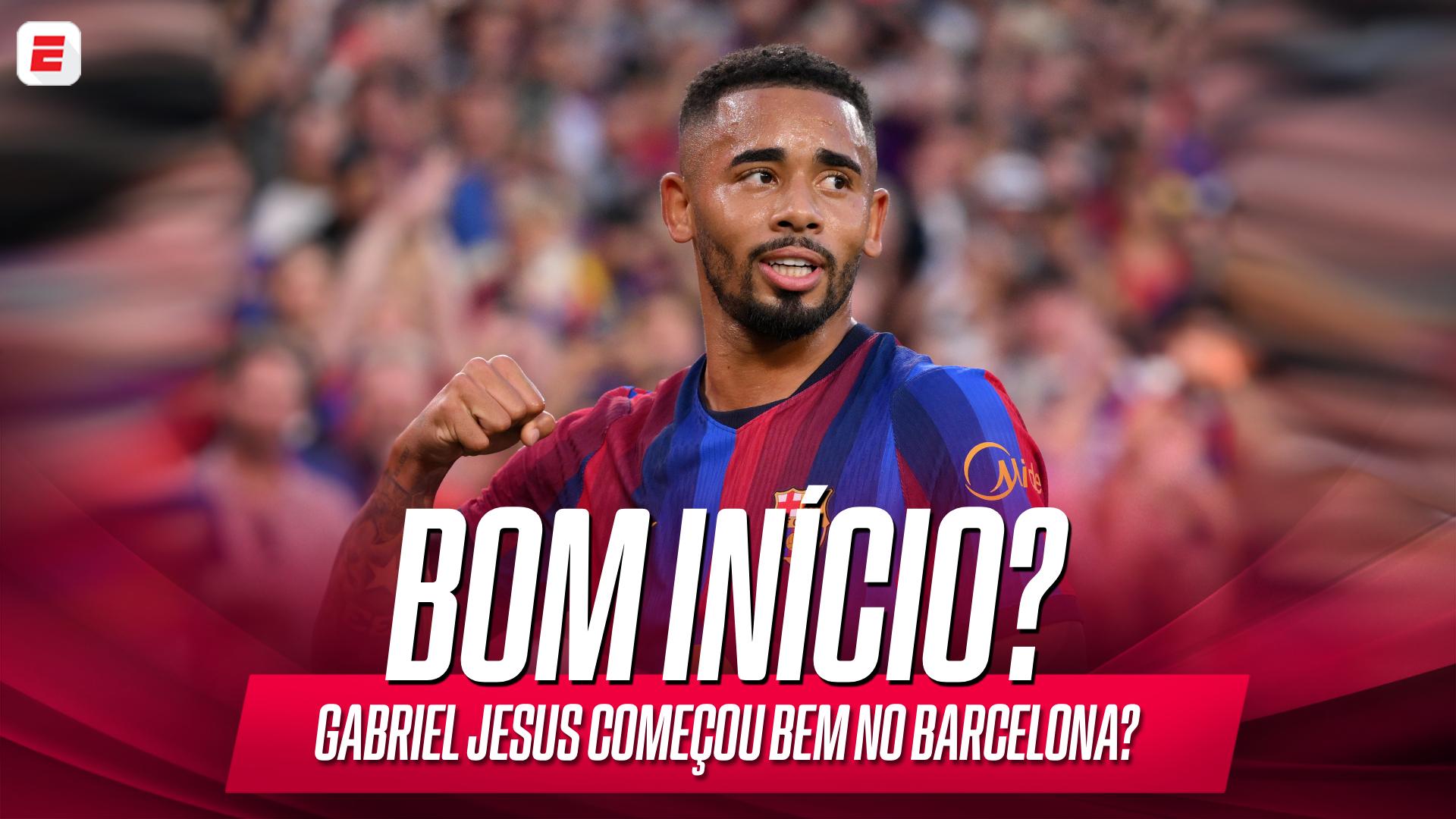 Início de Gabriel Jesus no Barcelona está aprovado? Ubiratan Leal responde; VEJA