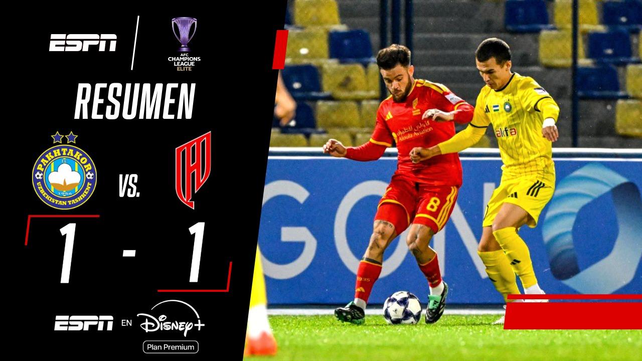 Pakhtakor rescató un empate ante Al Qadsiah Club sobre el final