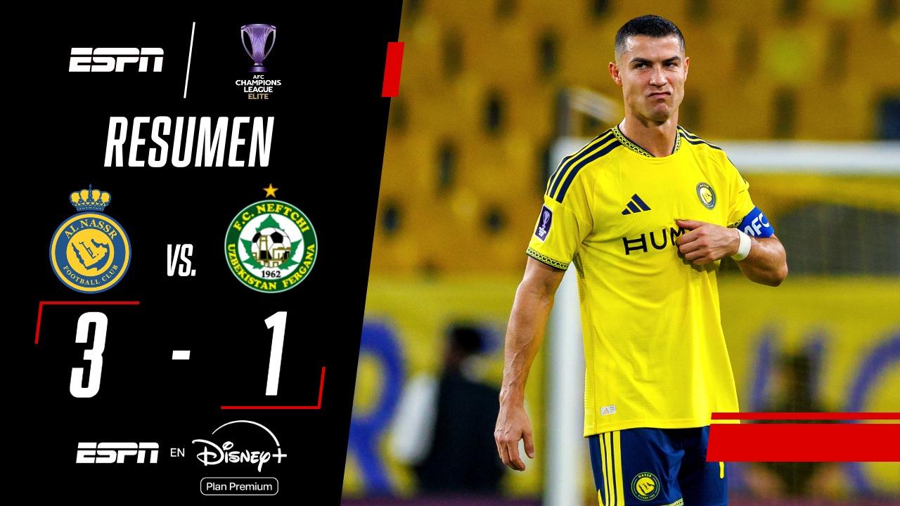 Triunfó Al-Nassr en la AFC Champions League Élite con un golazo de Cristiano Ronaldo